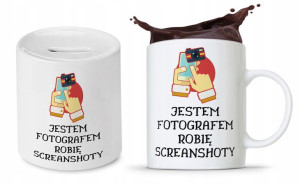 Zestaw Dla Fotografa Na Prezent Kubek + Skarbonka