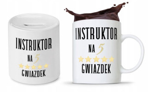 Zestaw Dla Instruktora Kubek + Skarbonka Prezent