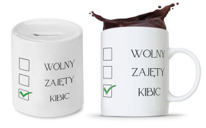 Zestaw Dla Kibica Opiekunki Kubek + Skarbonka