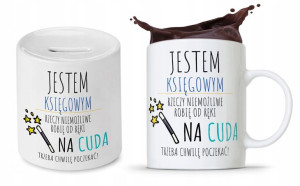 Zestaw Dla Księgowej Księgowego Kubek + Skarbonka