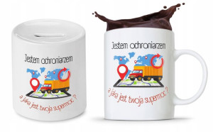Zestaw Dla Logistyka Kubek + Skarbonka Prezent