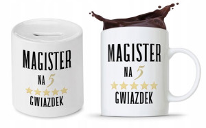 Zestaw Dla Magistra Kubek + Skarbonka Prezent