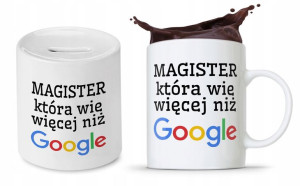 Zestaw Dla Magistra Kubek + Skarbonka Prezent