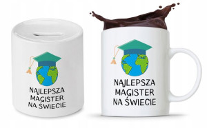 Zestaw Dla Magistra Kubek + Skarbonka Prezent