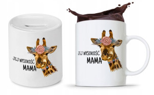 Zestaw Dla Mamy Dzień Matki Kubek + Skarbonka