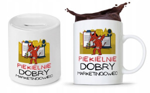 Zestaw Dla Marketingowca Kubek + Skarbonka Prezent