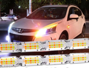 Taśma LED do samochodu DRL płynący dynamiczne kierunkowskaz