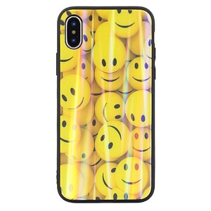 Etui Glass Iphone 6/6s Wzór 1 (emoticons)