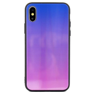 Etui Glass Iphone X/xs Wzór 4 (gradient Blue)