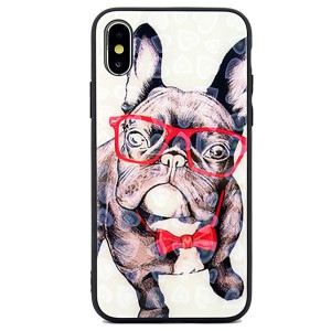 Etui Hearts Glass Iphone 5/5s/se Wzór 4 (dog)