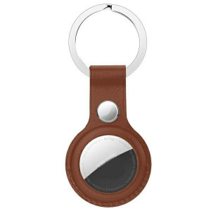 Etui Na Airtag Skóra/leather Brąz/brown