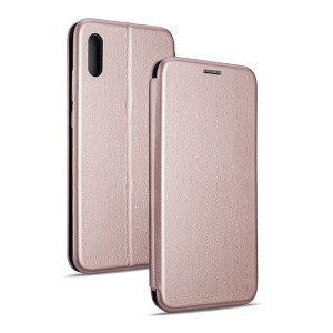 Beline Etui Book Magnetic Huawei Y6s 2019 Różowo-złoty/rose Gold