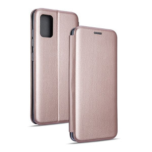 Beline Etui Book Magnetic Lg K40s Różowo-złoty/rosegold