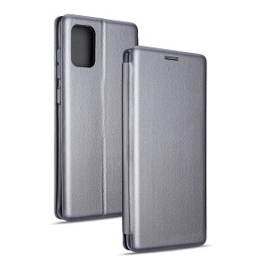 Beline Etui Book Magnetic Samsung A71 Stalowy/steel