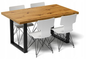 Stół Kuchenny Do Jadalni Kuchni Loft Stolik Dąb Lancelot 120x60