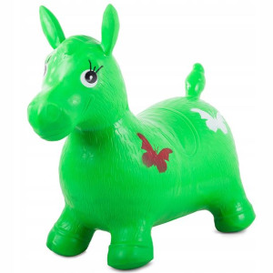 Konik Skoczek Do Skakania Osiołek Gumowy Piłka