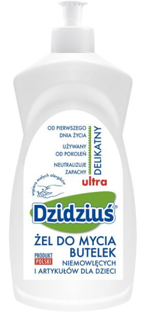 Dzidziuś żel do mycia butelek i art. dla niemowląt 500 ml