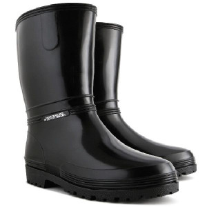 Buty Kalosze Młodzieżowo-damskie Demar Rainny Black Ob E - Rozmiar 38/39