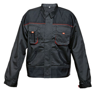 Bluza Ochronna 'fridrich&fridrich' Czarno-czerwona - Rozmiar 50