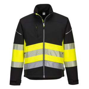Kurtka Ostrzegawcza Ochronna Softshell Portwest Seledynowo-czarna Rozmiar S