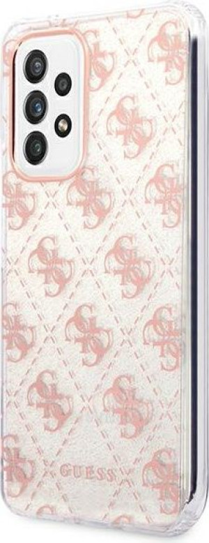 Etui Guess GUHCA53PCU4GLPI Samsung Galaxy A53 5G różowy/pink hard case 4G G