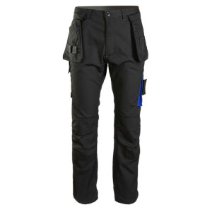 Spodnie Robocze Do Pasa Seven Kings Topaz Rip-stop Czarno-niebieskie Roz 52