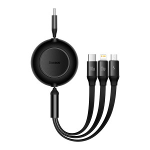 Baseus Kabel Bright Mirror 2 3w1 Typ C na micro USB, Lightning, Typ C 100W
