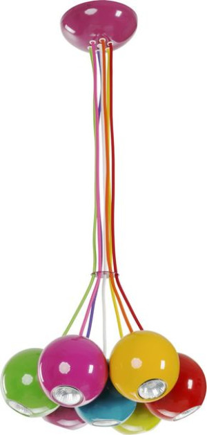 Lampa Wisząca Żyrandol Led Nowodvorski Malwi Wielokolorowa, Stal 6327