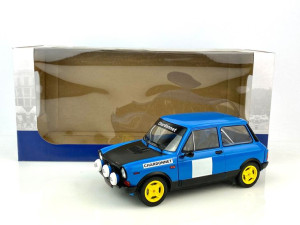 Autobianchi A112 Abarth Chardonnet Rally Set 1980 Blue Solido 1:18