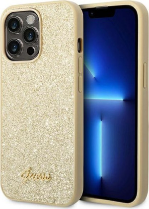 Etui Guess GUHCP14XHGGSHD Apple iPhone 14 Pro Max złoty/gold hard case Glit