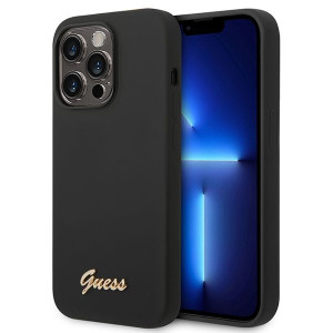 Etui Guess GUHCP14LSLSMK Apple iPhone 14 Pro czarny/black hard case Silicon