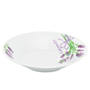 Taler Zgłeboki Bella Fiore Lawenda 23 Cm