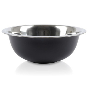 Miska kuchenna stalowa nierdzewna matowa czarna 20,5 cm 1,3 l