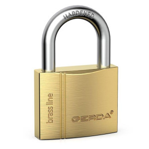 Kłódka Mosiężna 'gerda' Brass Line Kmz S30mm Z Systemem 1 Klucza (4szt.)