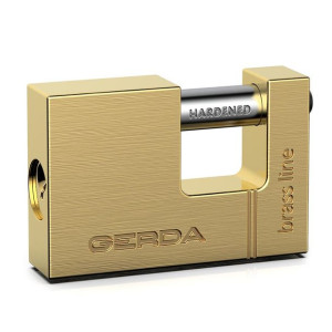 Kłódka Mosiężna Trzpieniowa 'gerda' Brass Line 90mm