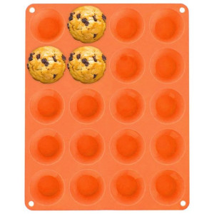Forma silikonowa foremka do pieczenia mini muffinek na muffinki 20 sztuk