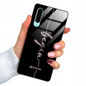 Etui Glass BROKAT do HUAWEI P30 Case Modne Wzory