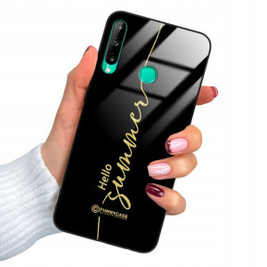 Etui Glass BROKAT do HUAWEI P40 LITE E Modne Wzory