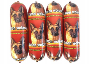 Baton wołowy karma mokra baton dla psa 900g 4szt.
