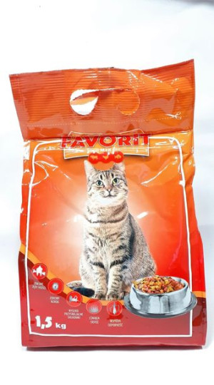 Favorit Sucha Karma Dla Kotów Mix 1,5kg