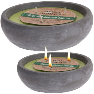 Świeca świeczka przeciw komarom 6x19 cm Citronella