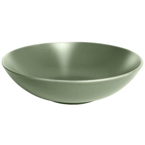 Talerz obiadowy głęboki ceramiczny na zupę do zupy zielony 20,5 cm 900 ml