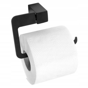 Uchwyt Na Papier Toaletowy Czarny Mat Wytrzymały