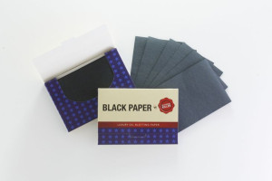Bibułki Matujące Z Węglem Aktywnym Black Paper