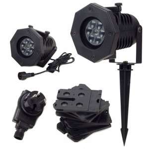 Projektor Led Reflektor Świąteczny 12 Slajdów