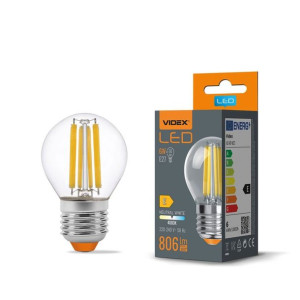 Żarówka LED E27 G45 Filament 6W Neutralna ozdobna