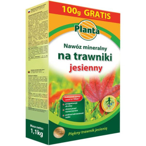 Nawóz Planta jesienny na trawniki 1kg + 100g gratis