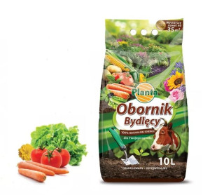 Nawóz naturalny Obornik bydlęcy granulowany 10 litrów
