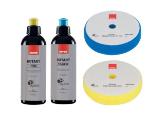Rupes Rotary Zestaw 2xpasta 0,25l + 2x Gąbka