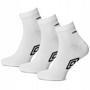 Skarpetki do kostki Umbro [LOWX3BL] białe 3PAK